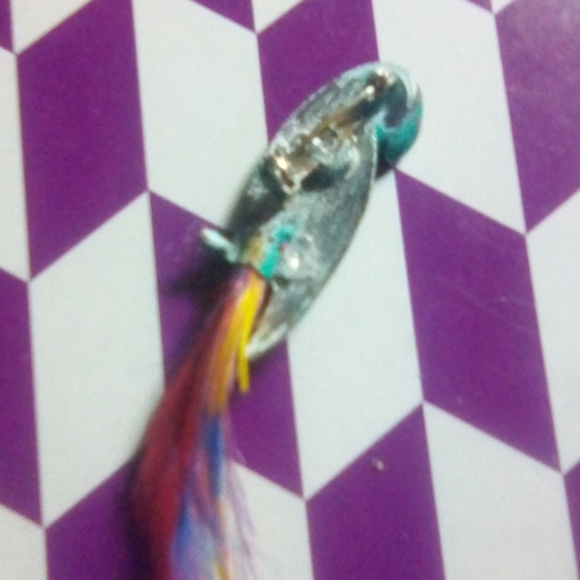 Vintage enamel parrot - Picture 2 of 2